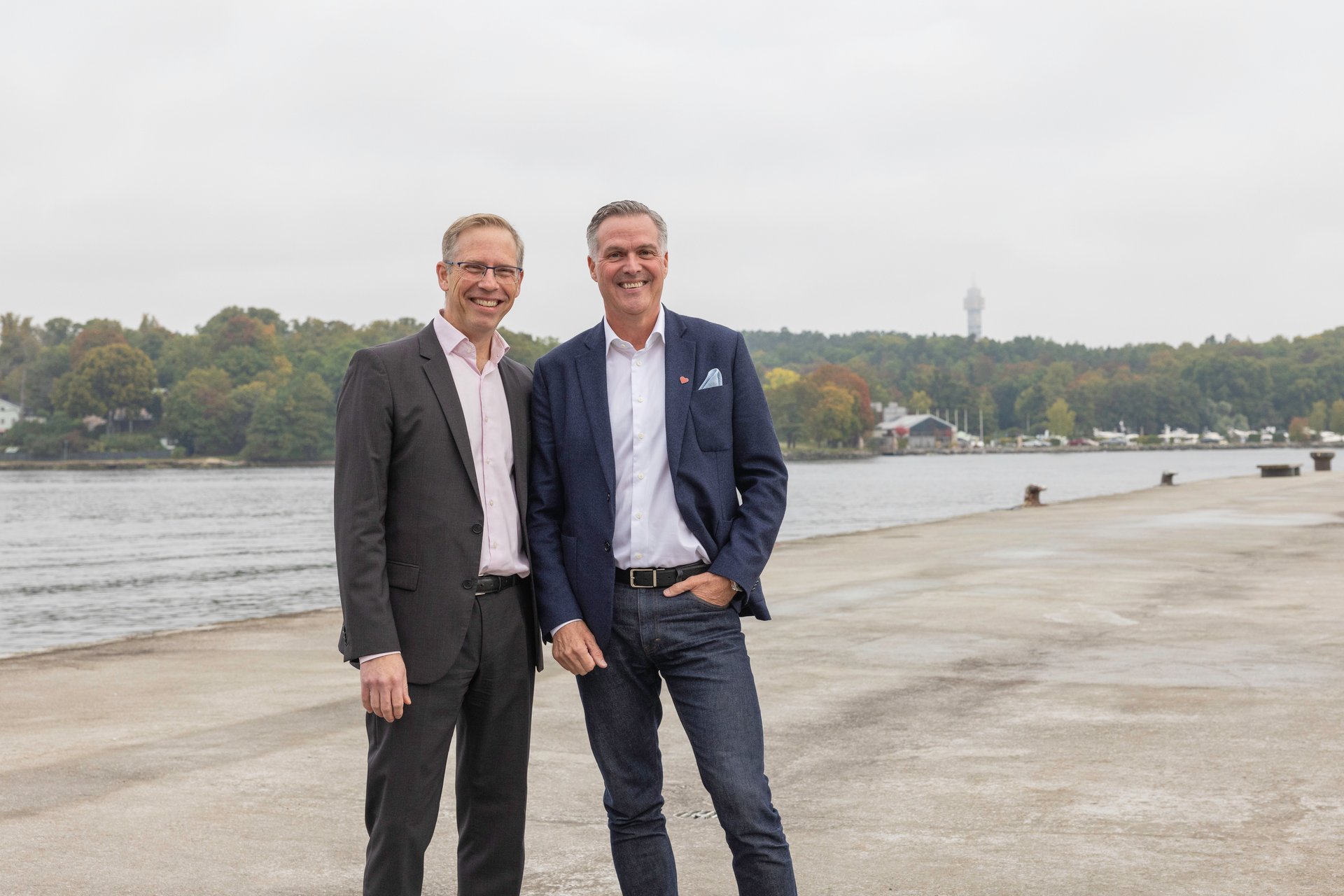 Urban Berlinde, VD RTS Group och Tomas Wanselius, VD Advania Sverige