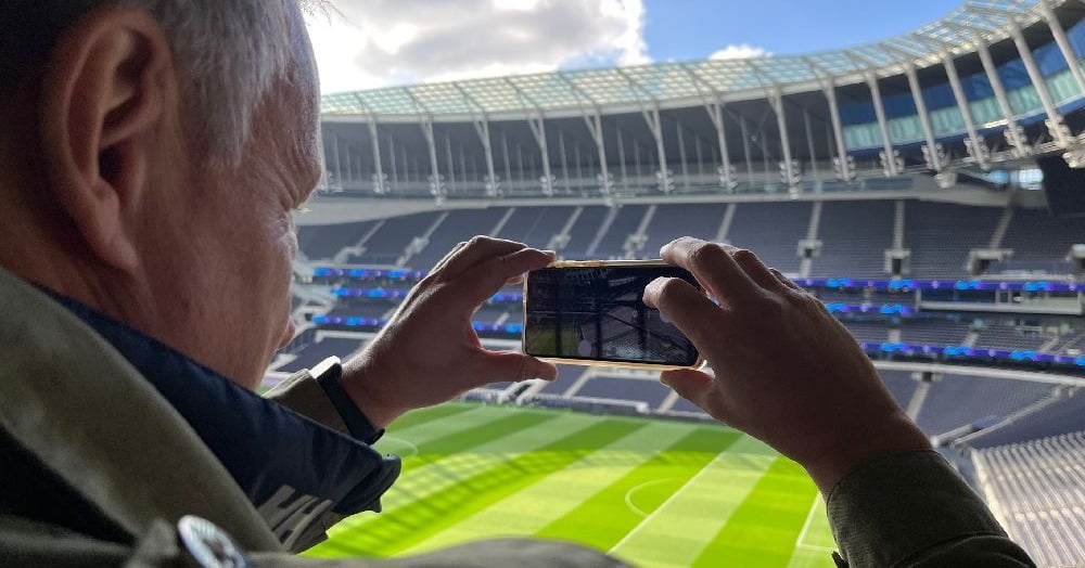 På besök i Tottenham Hotspur Stadium