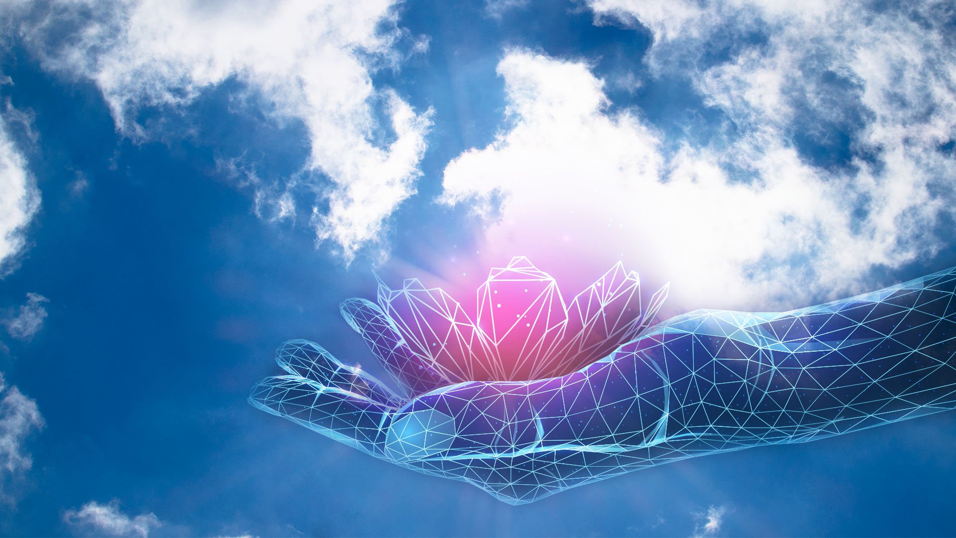 Digital-flower-cloud