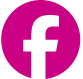 Rosa ikon som visualiserar Facebook