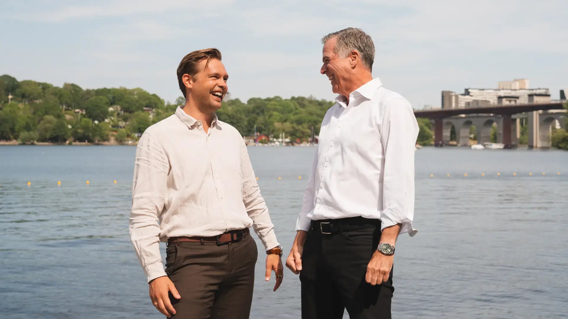 Errol Norlum grundare av The AI Framework och Tomas Wanselius vd Advania Sverige