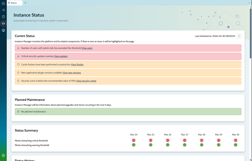 Instance Manager