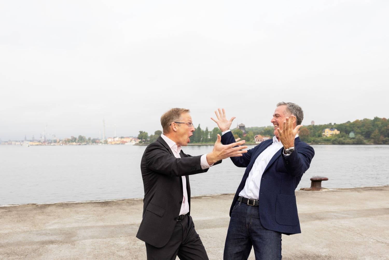 Urban Berlinde och Tomas Wanselius