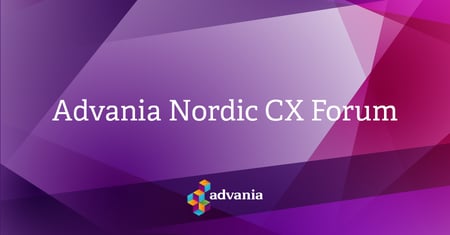 Advania Nordic CX Forum 2026