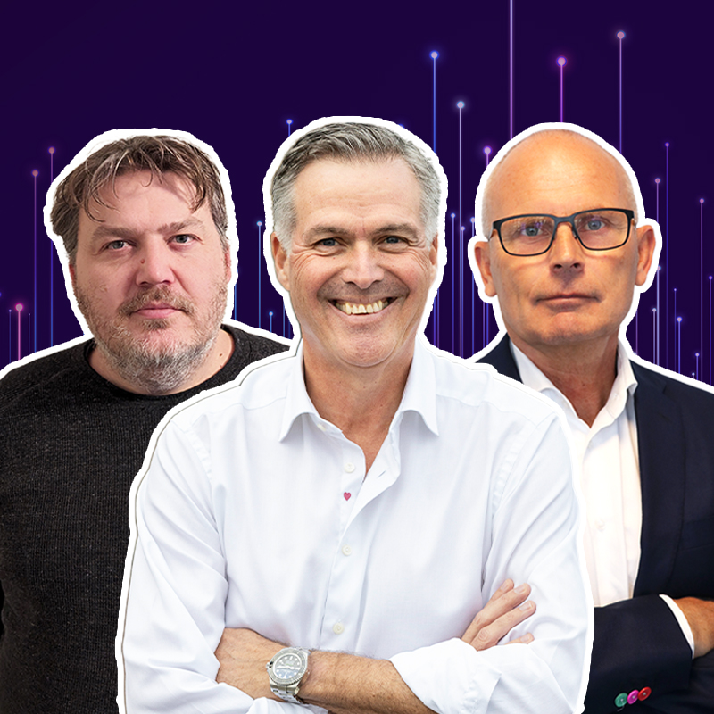Techstudion med Tomas Wanselius, VD på Advania, Joakim Djurberg och Hans Werner