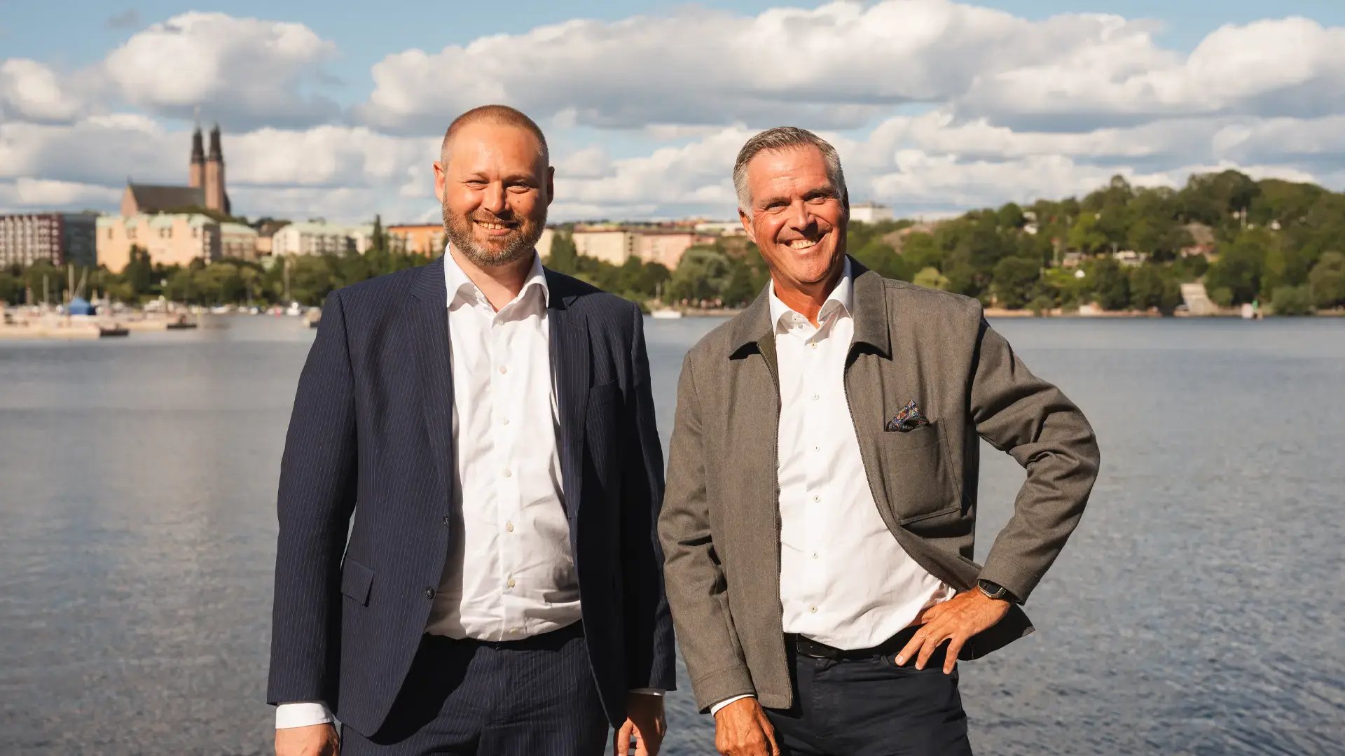 Daniel Persson, Chief HPC Officer på Gompute och Tomas Wanselius, CEOpå Advania Sverige.