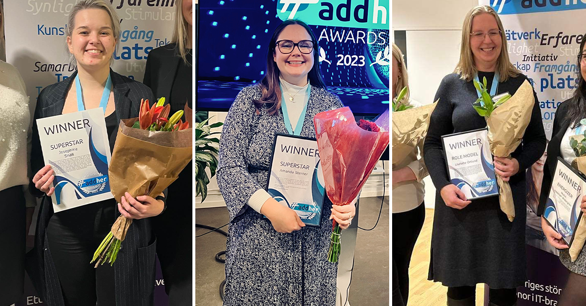 Årets vinnare i #addher-awards | Advania